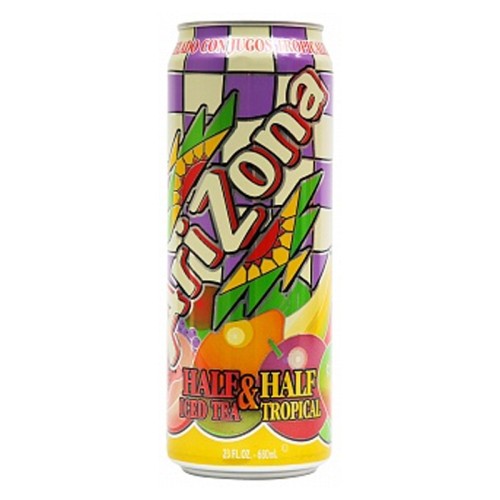 Arizona Half & Half Iced Tea Tropical 680 Ml