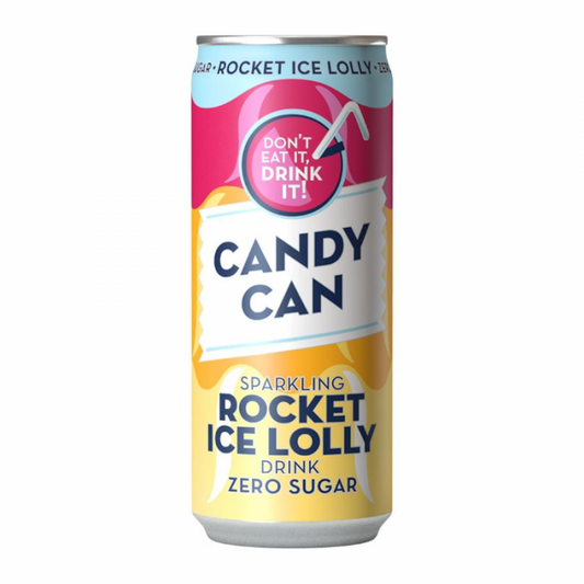 Candy Can Sparkling Rocket Ice Lolly Zero Sugar - 330ml