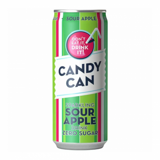 Candy Can Sparkling Sour Apple Zero Sugar - 330ml