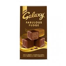 F Galaxy Fudge Double Layer Chocolate 110g Galaxy