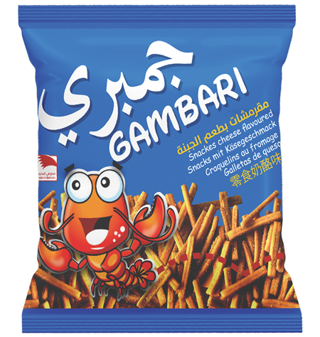 Gambari cheese flavoured snack