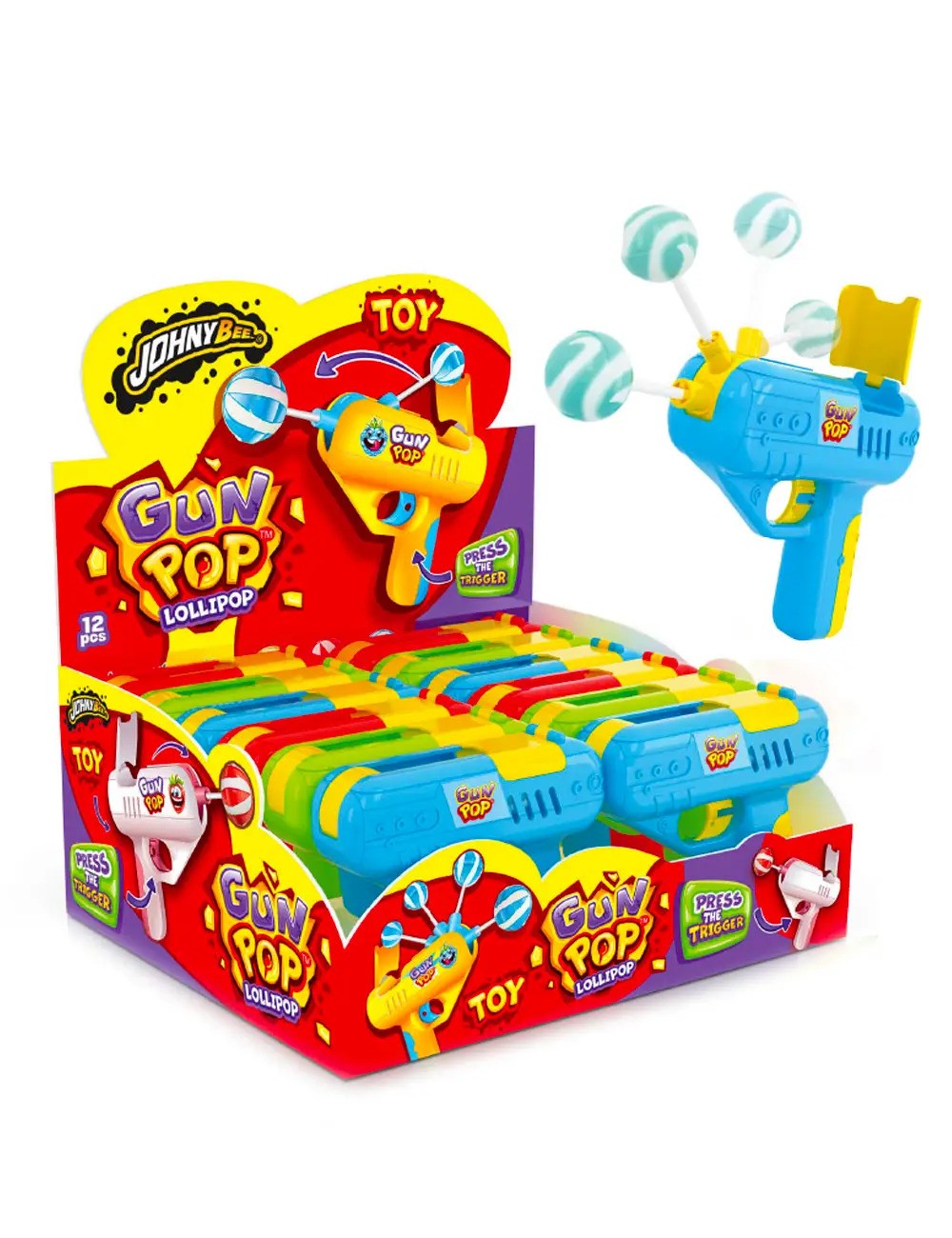 Jhony bee candy gun pop