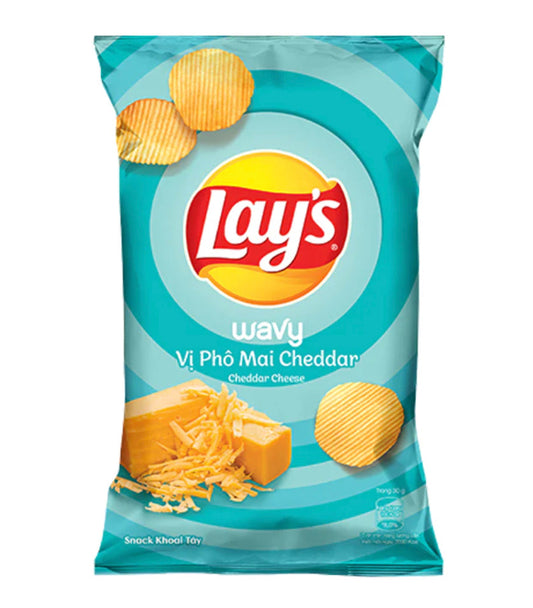 Lays wavy chedder cheese