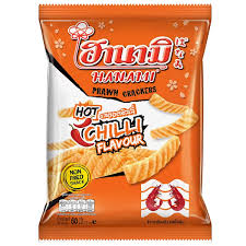 Hanami prawn crackers chilli flavour