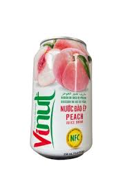 Vinut peach juice drink