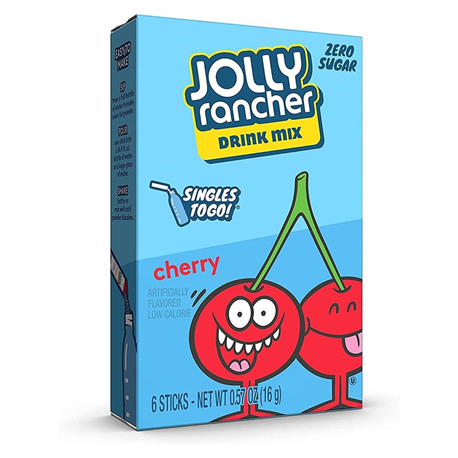 Jolly rancher drink mix cherry مسحوق شراب بنكهة الكرز