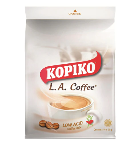 قهوة Kopiko LA 10 علب القهوة الفلبينية وضرورية