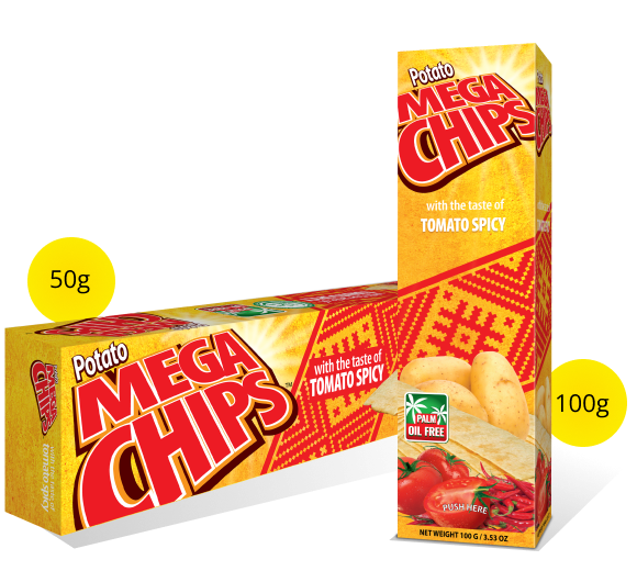 Mega chips tomato spicy