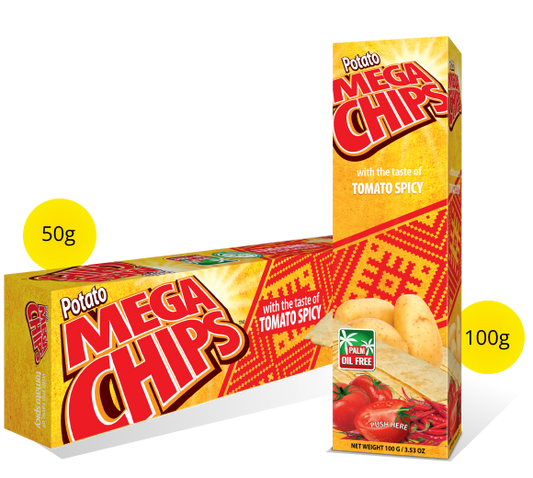 Mega chips tomato spicy