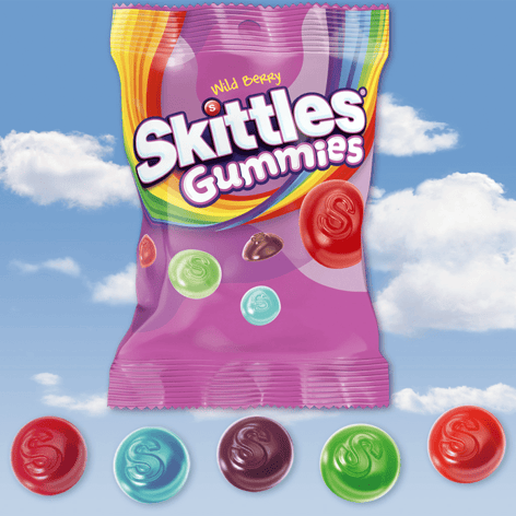 Skittles gummies wild berry