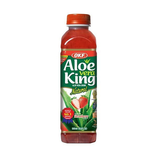 okf aloe vera strawberry drink