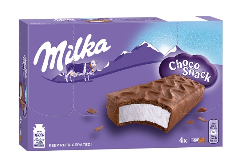 S milka cake fresh milk snack