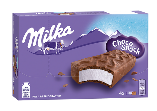 S milka cake fresh milk snack