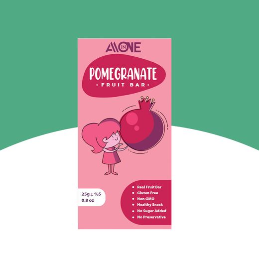 All in one fruit bar pomegrante