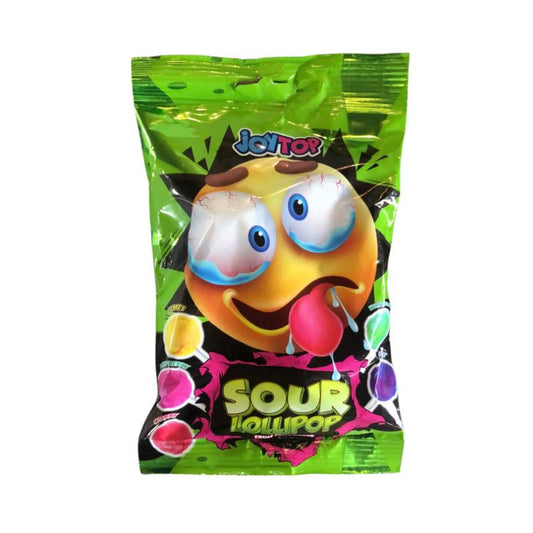 Joytop Smiley Sour Lollipop Candy 88gm