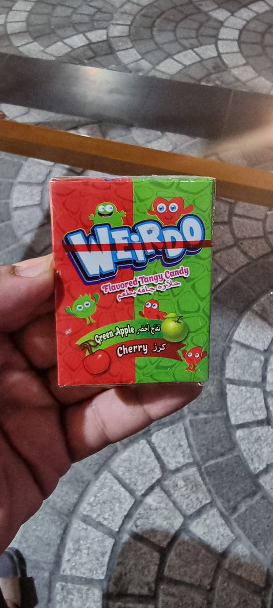 Weirdo cherry and green  apple