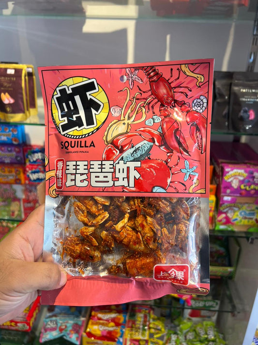 Instant seafood Spicy Baby squila crispy