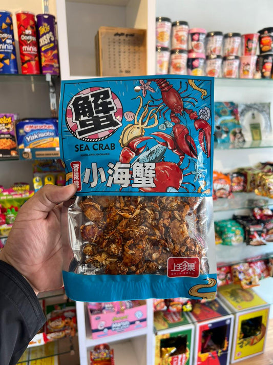 instant seafood Spicy Baby crab crispy