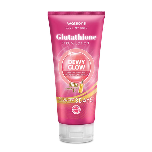 watsons glutathione serum lotion dewy glow khad