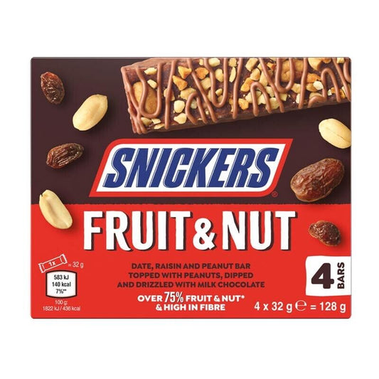 Snickers fruit and nut bar سنيكرز بالفواكه والمكسرات