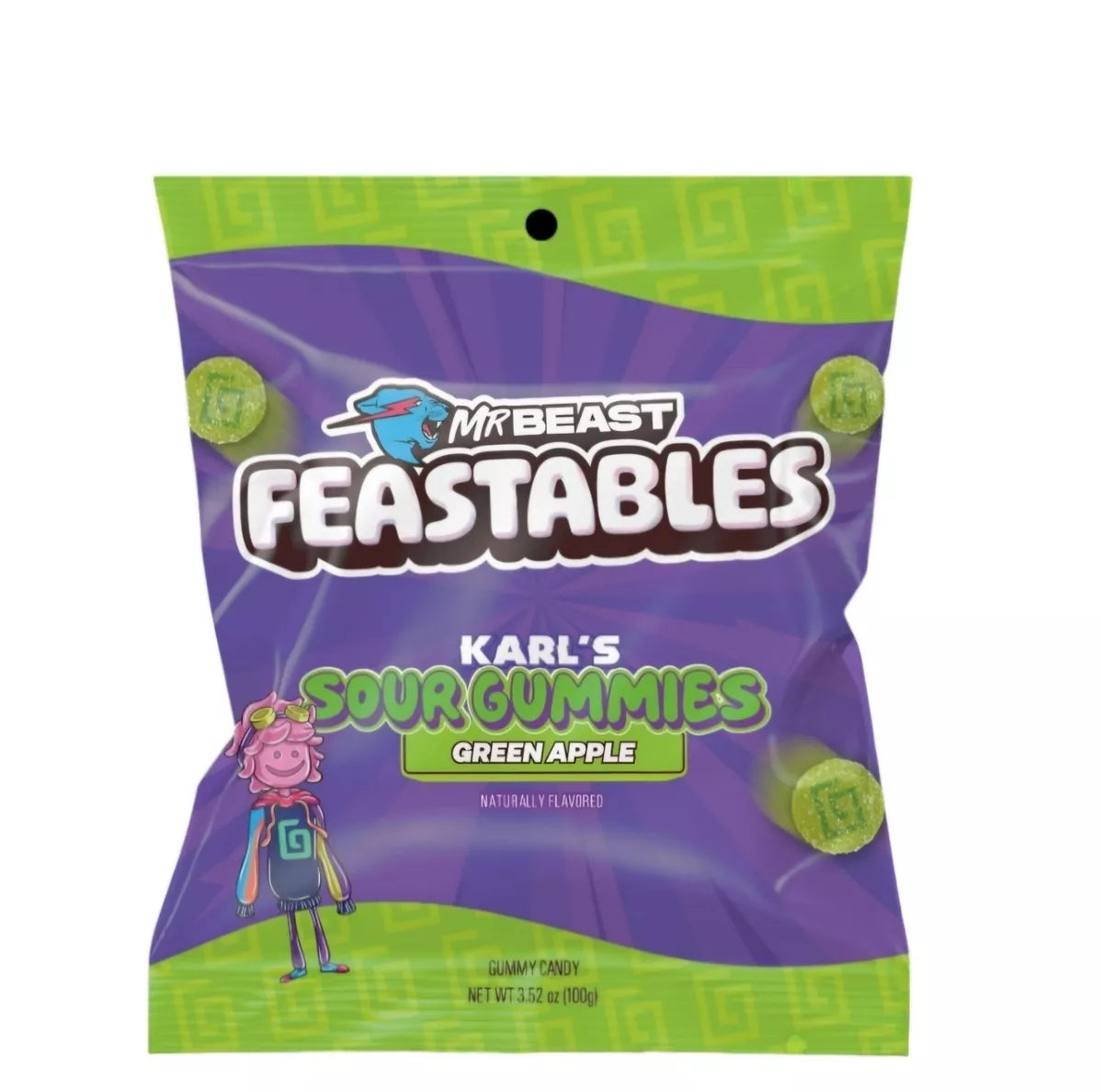 Mr beast - Karl gummies sour green apple