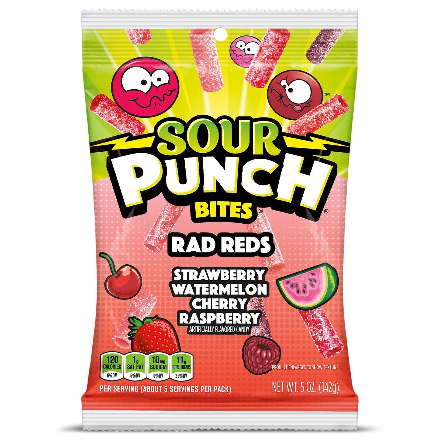 Sour punch rad reds 142g