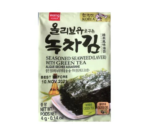 Wang crispy seaweed with green tea