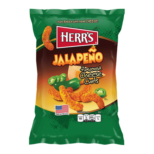 لفائف الجبن والفلفل الحار من شركة Herr's