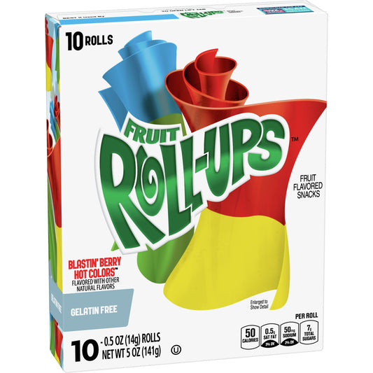 Fruit roll up blastin berry hot colors