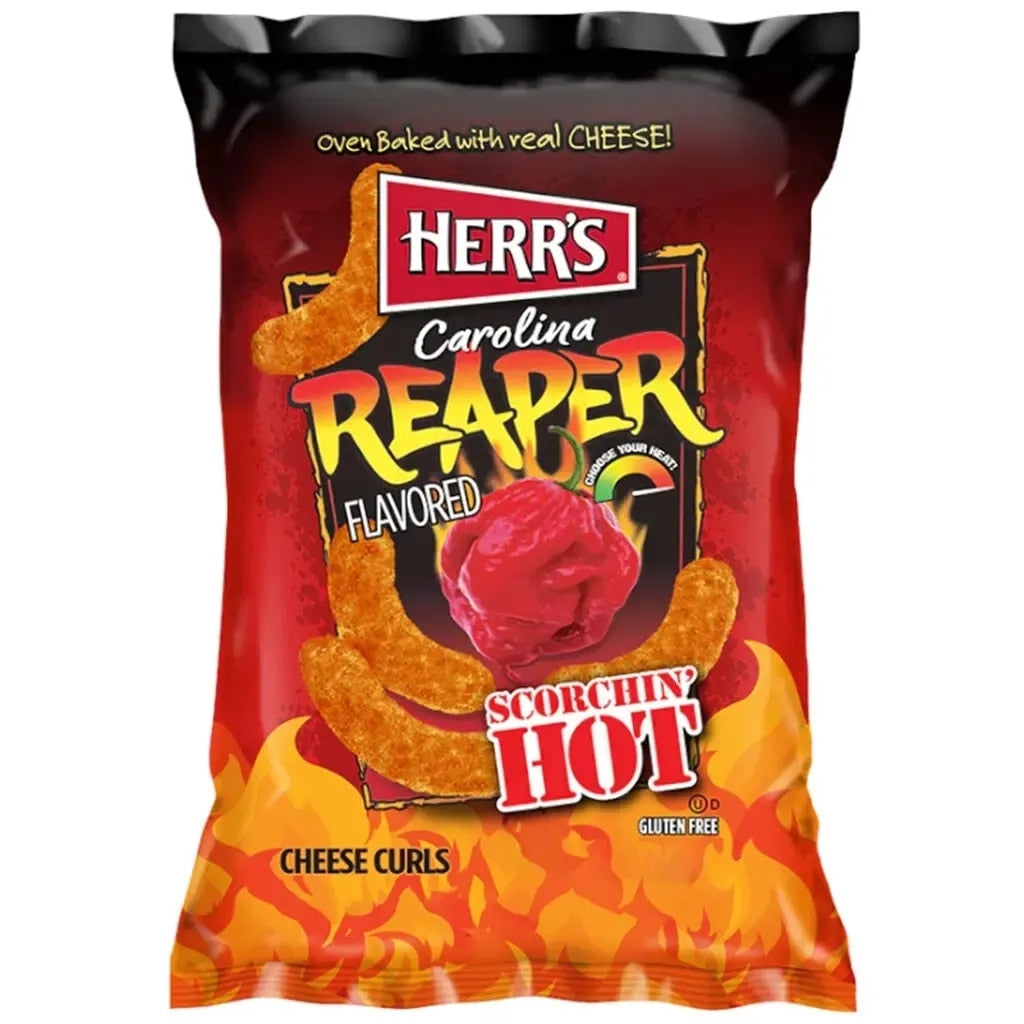Herr's Carolina Reaper Cheese Curls